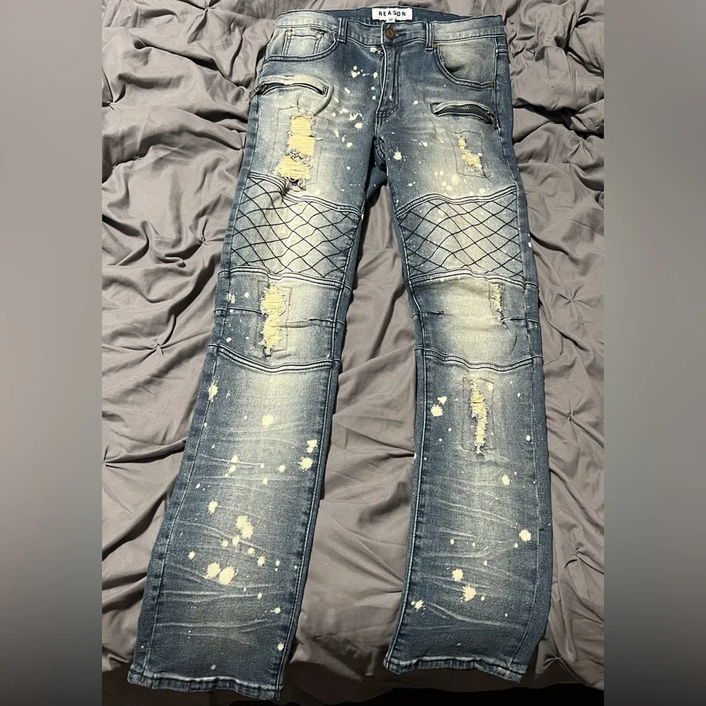 Reason Men’s Jeans - Picture 1 of 2